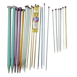 Vintage Boye Knitting Crochet Needle Hook Lot Of 23 Many Sizes‎